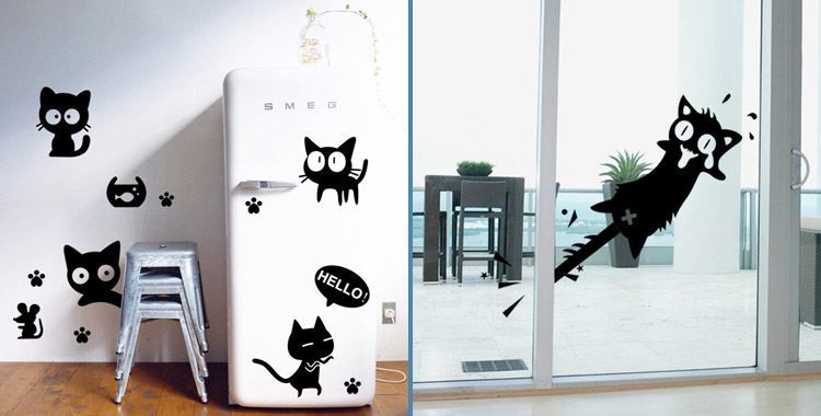 Na katere površine lahko lepimo dekorativne nalepke?